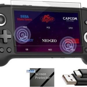 RG556 Retro Handheld Game Android 13,rg 556 Handheld Game with 5.48 inch Touch OLED Screen,RG556 Supports DP and WiFi Bluetooth has Hall Rocker Battery 5500mAh