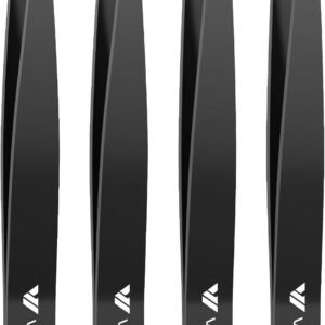 Tweezers Set, 4 Pack Professional Stainless Steel Precision Tweezers with Slant, Pointed, Flat & Angled Tips for Eyebrow, Facial Hair, Ingrown Hair, Splinter & Blackhead Removal for Women & Men