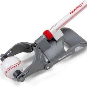 Marcy Wedge Forearm Trainer Wedge‑BB – Baseball‑Style Grip Forearm & Wrist Strengthener with Adjustable Resistance Dial – Portable Home Gym Grip Builder for Flexor & Extensor Muscle Development