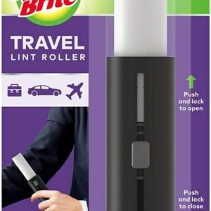 Scotch-Brite Mini Travel Lint Roller, Works Great On Pet Hair, 30 Sheets