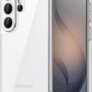 JETech Case for Samsung Galaxy S26 Ultra, Camera Lens Full Protection, Non-Yellowing Shockproof Bumper Phone Cover, Anti-Scratch Hard PC Back (Clear)