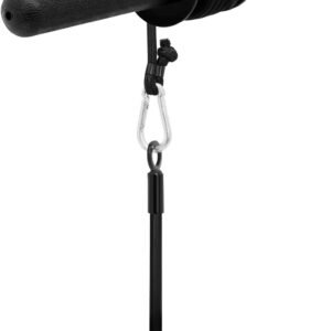 Yes4All Wrist and Forearm Blaster, Build Massive Grip Strength & Muscles with Steel Wrist Roller & Forearm Roller, Heavy Duty Arm Blaster Fits 1″ & 2″ Weight Plates, Improve Lifting Power