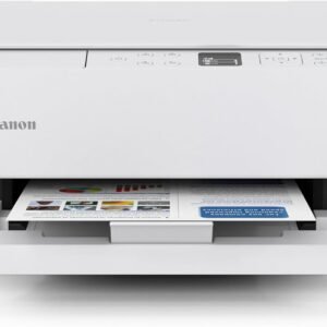 Canon PIXMA TS6520 Wireless Color Inkjet Printer Duplex Printing, White – Home Printer with Copier/Scanner, 1.42” OLED Display, Intuitive Control Panel, Compact Design