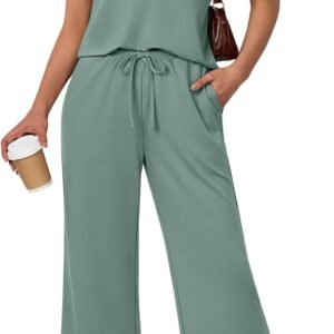 LILLUSORY Two Piece Lounge Sets for Women Spring Vacation Beach Travel Airport Outfits Casual Cruise Fashion 2026