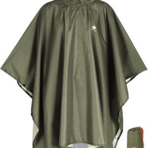 ANYOO Hooded Rain Poncho for Adults Waterproof Lightweight Rain Coat for Men Women Reusable Rain Jacket for Emergency Outdoor