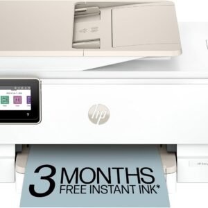 HP Envy Photo 7975 Wireless Color Inkjet Photo Printer, Print, scan, Copy, Easy Setup, Mobile Printing, Best-for-Home, 3 Month Instant Ink Trial Included, AI-Enabled (B63K3A)