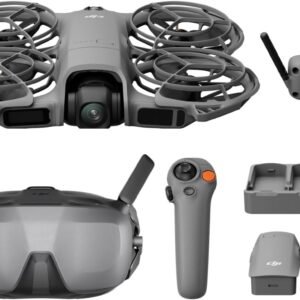 DJI Neo 2 Motion Fly More Combo With RC Motion 3 & Goggles N3, Stable Transmission With Digital Transceiver, 4K Drone for Beginners, FPV Flying, 3 Batteries