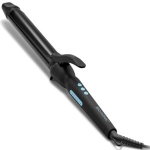 Bio Ionic Long Barrel Curling Iron with Moisture Heat Technology & NanoIonic MX Versatile Curling Wand – Multiple Barrel Sizes for Tight, Classic, Loose & Soft Curls