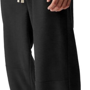 JMIERR Mens Baggy Loose Fit Raw Hem Sweatpants Casual Drawstring Pants Y2K Wide Leg Stretchy Pants with Pockets