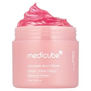 medicube Collagen Jelly Cream- Niacinamide & Freeze-Dried Hydrolyzed Collagen – Boosts skin’s barrier hydration and gives 24h Glow & Lifted Look – Korean skincare (1.69 Fl Oz (Pack of 1))
