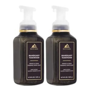 Bath and Body Works Gentle Foaming Hand Soap 8.75 Ounce 2-Pack (Mahogany Teakwood)