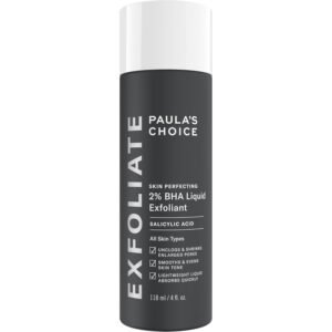 Paula’s Choice SKIN PERFECTING 2% BHA Liquid Exfoliant with Salicylic Acid, Facial Polish for Pores, Wrinkles & Fine Lines, Suitable for Blackhead-Prone Skin, Fragrance-Free