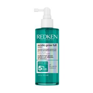 Redken Acidic Grow Full System Scalp & Hair Serum – Lightweight Leave-In Treatment for Rebalanced, Healthy-Looking Scalp and Fuller, Thicker Hair, With Azelaic Acid