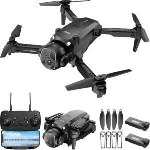 Drone with Camera for Adults Beginners, FPV Foldable RC Quadcopter Toys, Helicopter Toys, 1080P HD Camera Drone, Altitude Hold, One Key Take-off/Landing, 3D Flips, Waypoints fly, Headless Mode