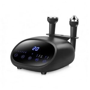 Professional Face & Body Beauty Machine, High Frequency Skin Tightening Device for Wrinkle Reduction & Rejuvenation – Salon Effects at Home – Model EP-400（Black）