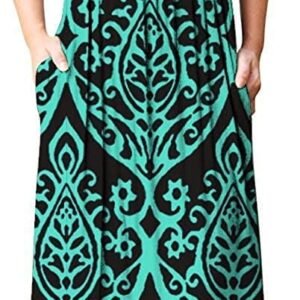 AUSELILY Women’s Classic Short Sleeve Loose Plain Casual Long Maxi Dresses for Women 2026