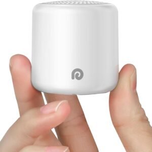 Dreamegg Portable Travel White Noise Machine for Sleep, Features Powerful Battery, Egg-Sized, 16 Nature Sounds, Timer, for Baby Adults Office Privacy Home Gift, Cream