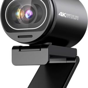 EMEET S600 4K Webcam for Streaming – Sony 1/2.55” Sensor, PDAF Autofocus, 1080P@60FPS, 2 Noise Reduction Mics, Built-in Privacy Cover, 73° FOV, Streaming Camera for Live Commerce/Gaming/Beauty