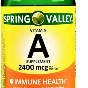 Spring Valley – Vitamin A SUPPLEMENT 2400MCG 250 Softgels