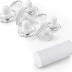 Pinion Pins Clear Magnetic Duvet Clips with Magnetic Key for Easy Removal. Pack of 8 Comforter Fasteners That are Safe Locking, Bedding Pins Holds up to 10lbs, Clamps Keeps Comforter from Shifting