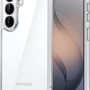 JETech Case for Samsung Galaxy S26, Camera Lens Full Protection, Non-Yellowing Shockproof Bumper Phone Cover, Anti-Scratch Hard PC Back (Clear)