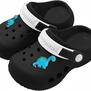 Kids Toddler Clogs Boys Girls Dinosaur Slip on Slides Sandals Summer Beach Pool Outdoor Water Shoes Shower Slippers Garden Clogs