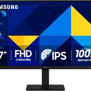 Samsung 27″ (S30GD) Essential Monitor with IPS Panel and Tilt Only Stand, 100Hz Refresh Rate, Ergonomic Design, Advanced Eye Care, Game Mode, LS27D304GANXZA