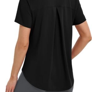 BKRIVE Womens Workout Tops Lightweight UPF 50+ Quick Dry for Hiking Running Shirts (S-3XL)