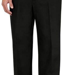 Soojun Men’s Classic Fit Flex Waist Flat Front Dress Pant