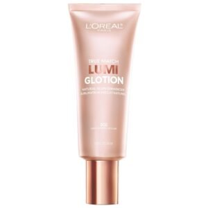 L’Oreal Paris Makeup True Match Lumi Glotion, Natural Glow Enhancer, Illuminator Highlighter, Bronzing Drops For a Sun-Kissed Glow, 902 Light