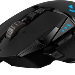Logitech G502 Hero High Performance Wired Gaming Mouse, Hero 25K Sensor, 25,600 DPI, RGB, Adjustable Weights, 11 Programmable Buttons, On-Board Memory, PC/Mac – Black