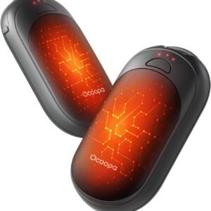 OCOOPA Magnetic Hand Warmers Rechargeable 2 Pack, UL Safety Heat 100-126°F, 3-Settings, Pocket-Sized, Max. 8 Hrs Long Lasting,Great for Raynauds, Golf, Hunting, Camping, Gifts for Men Women, UT3 Lite