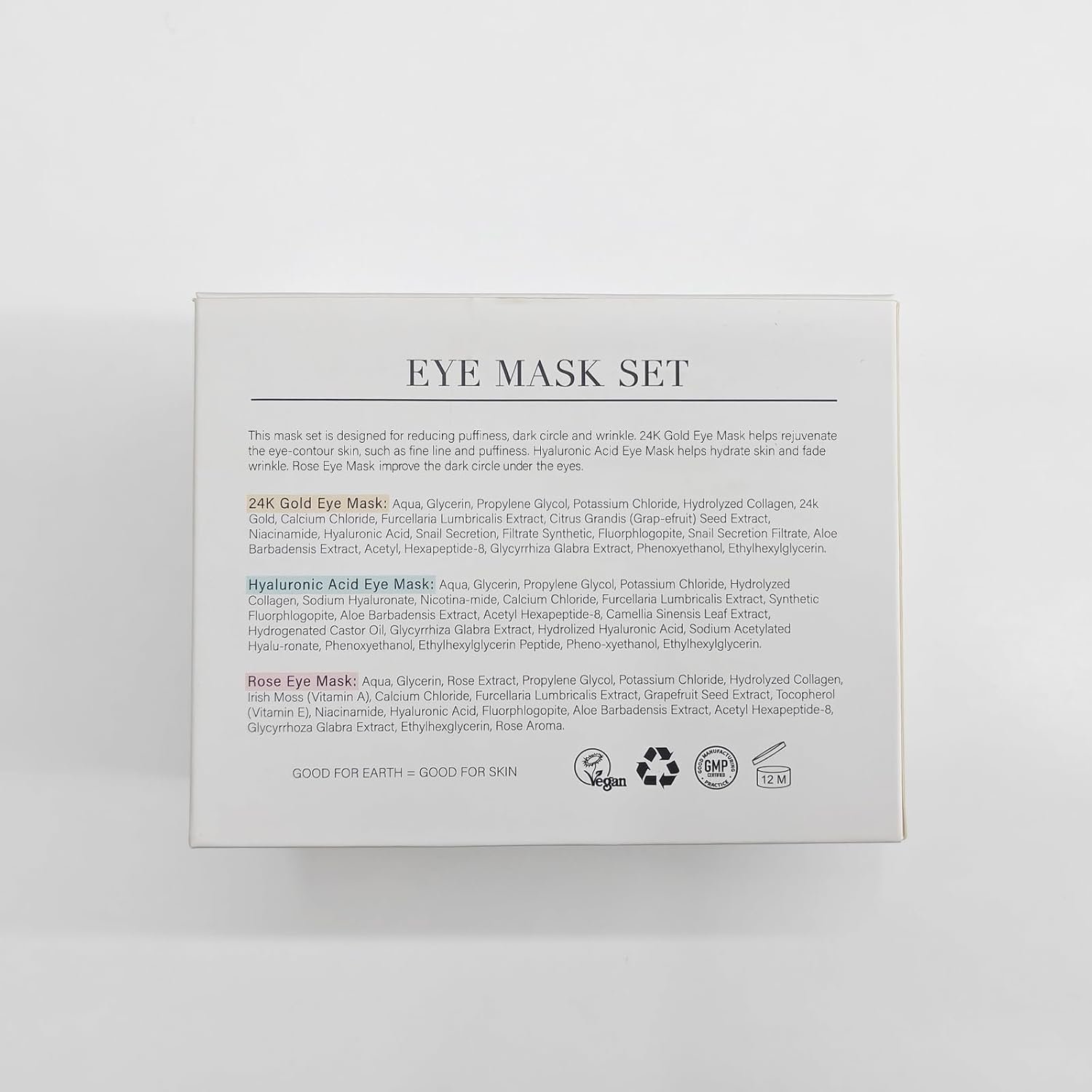 Under Eye Patches Gold and Hyaluronic Acid for puffy eyes,Rose Eye Masks for Dark Circles and Puffiness skin care Smooth Wrinkles products 30 Pairs - Image 8