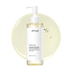 Anua Heartleaf Pore Control Cleansing Oil, Pore Cleanser, Sebum Care, Gentle Melting Oil Cleanser for Face, Safe For All Skin Type, Daily Hydrating Makeup Remover, Korean Skin Care (6.76fl.oz)