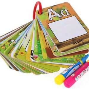 Coolplay A-Z 26 Alphabet Water Cards, Children Drawing Card for Kids Educational Toys for Travel