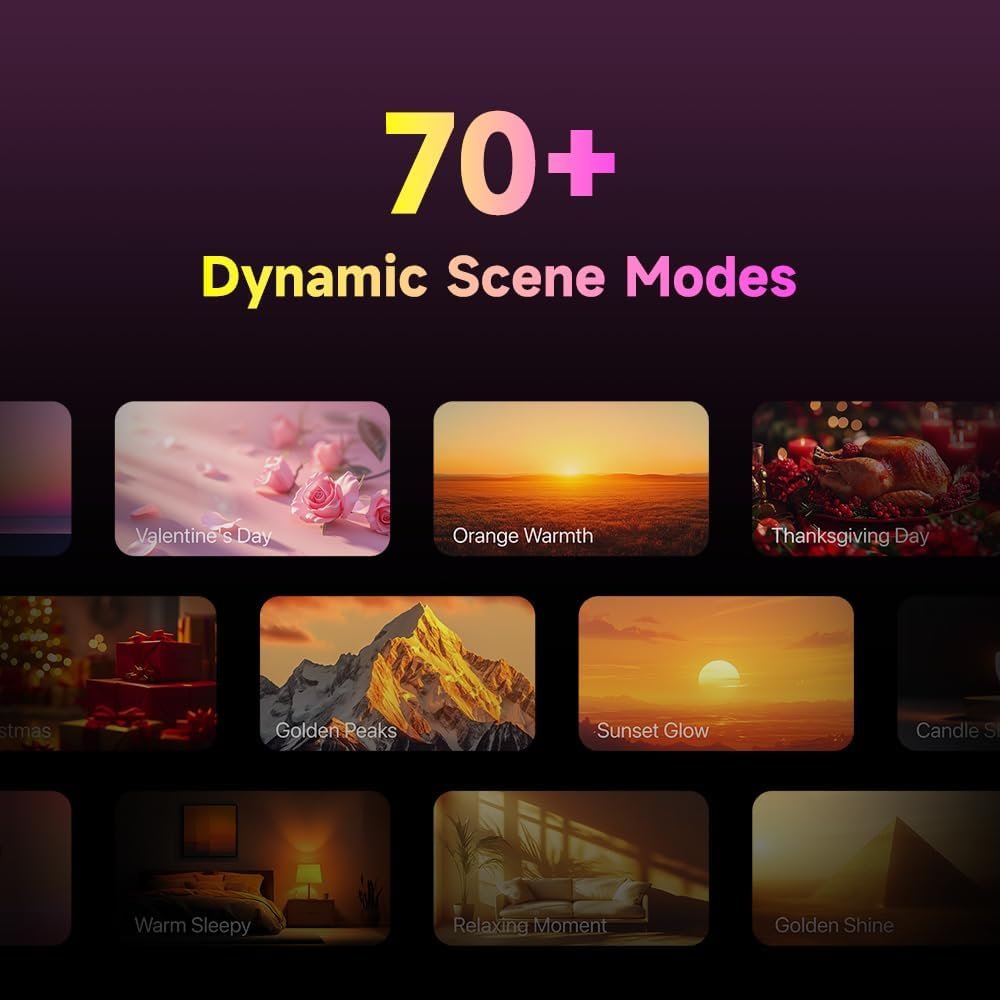 DREAME RGB IC LED Light Strip Extention 1m 3.3ft, 4-in-1 Technology Music Sync Color Changing Lights, 60 LEDs/m High Density Bright DIY 50 Segments, Works with Matter Alexa Google Home - Image 5