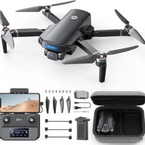 Holy Stone GPS Drone with 4K UHD Camera for Adults Beginner; HS360S 249g Foldable FPV RC Quadcopter with 10000 Feet Control Range, Brushless Motor, Follow Me, Smart Return Home, 5G Transmission
