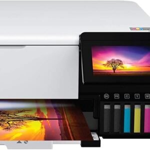 Epson EcoTank Photo ET-8550 Wireless Wide-format Color All-in-One Supertank Printer with Scanner Copier, Ethernet and 4.3-inch Colorfull Touchscreen