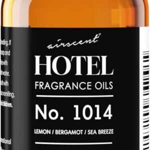 AirScent Hotel Diffuser Oil No. 1014 – The Iconic 5-Star Hotel Coastal Blend – Lemon Bergamot Sea Breeze – 10 mL Premium Fragrance Oil for Ultrasonic and Waterless Diffusers and Crafting