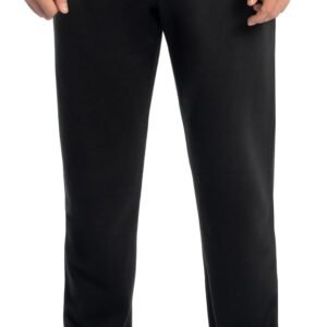 Fruit of The Loom Men’s Eversoft Fleece Open Bottom Sweatpants with Pockets, Relaxed Fit, Moisture Wicking, Breathable