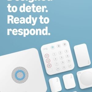Ring Alarm 8-Piece Kit (newest model), Home or business security system with optional 24/7 professional monitoring