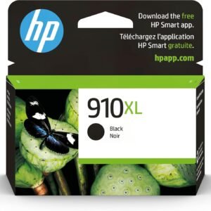 HP 910XL Black High-Yield Ink Cartridge | Works with OfficeJet 8010, 8020 Series, OfficeJet Pro 8020, 8030 Series | Eligible for Instant Ink | 3YL65AN