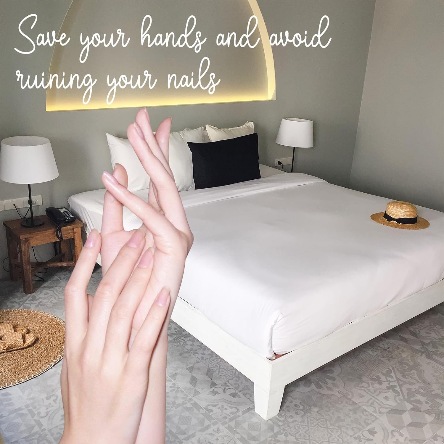 Bed Sheet Tucker Tool, Arthritis-Friendly Easy Mattress Lifter Wedge, Bed Sheet Tucker for Changing Sheets, Grey Beds Maker Tool to Help Protect Your Hand (14.5 in) - Image 2