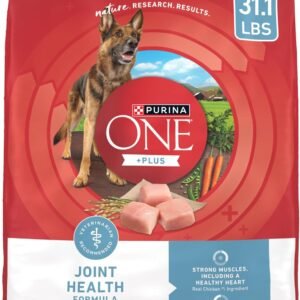 Purina ONE Plus Joint Health Formula Natural With Added Vitamins, Minerals and Nutrients Dry Dog Food – 31.1 lb. Bag