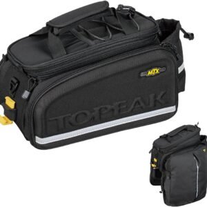Topeak MTX TrunkBag – Rear Bicycle Bag – Spacious Storage and Easy Mounting