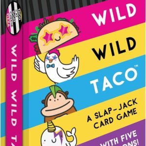Wild, Wild Taco – by Taco Cat Goat Cheese Pizza – Hilarious, Fast-Paced Slap-Jack Card Game for Kids, Teens, and Adults. Family Friendly Party Game. Great Gift for Kids Ages 7+, 2-8 Players, 10 min