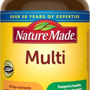Nature Made Multivitamin Tablets with Iron, Multivitamin for Women and Men for Daily Nutritional Support, Nature Made Multi Vitamins for Adults, 130 Tablets, 130 Day Supply
