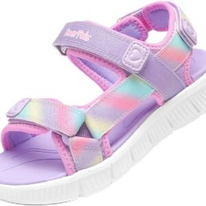 DREAM PAIRS Boys Girls Sandals Kids Athletic Summer Water Open Toe Shoes for Little/Big Kid