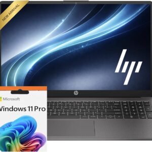 HP 255 G10 Business Laptop for Home or Work, 2026 Edition, 8GB RAM, 256GB SSD, 15.6″ Full HD, Ryzen 5 7530U, HDMI, Windows 11 Pro with Office 365 for The Web, w/o Mouse