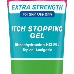Benadryl Extra Strength Anti Itch Relief Gel, 2% Diphenhydramine HCl, Relief from Insect Bites, Sunburn & More, Great for Camping Essentials, 3.5 fl oz
